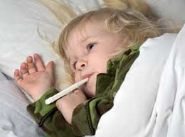 kid having fever
