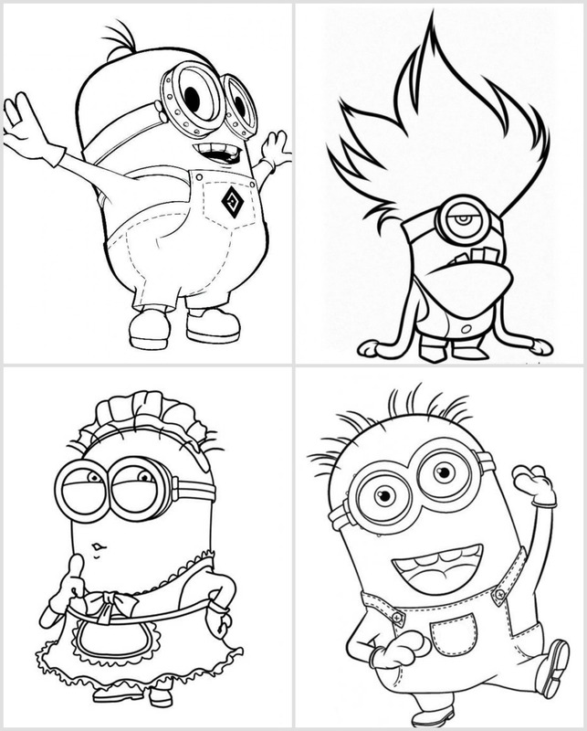 yellow minion coloring pages - photo #14