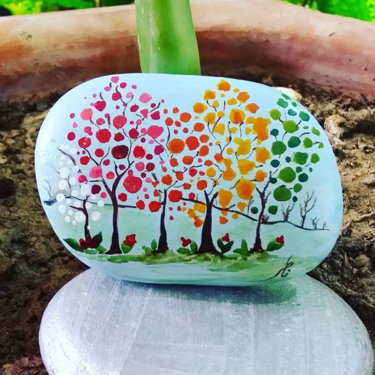 DIY: Σκηνές από τη φύση, σε πέτρα!  InfoKids