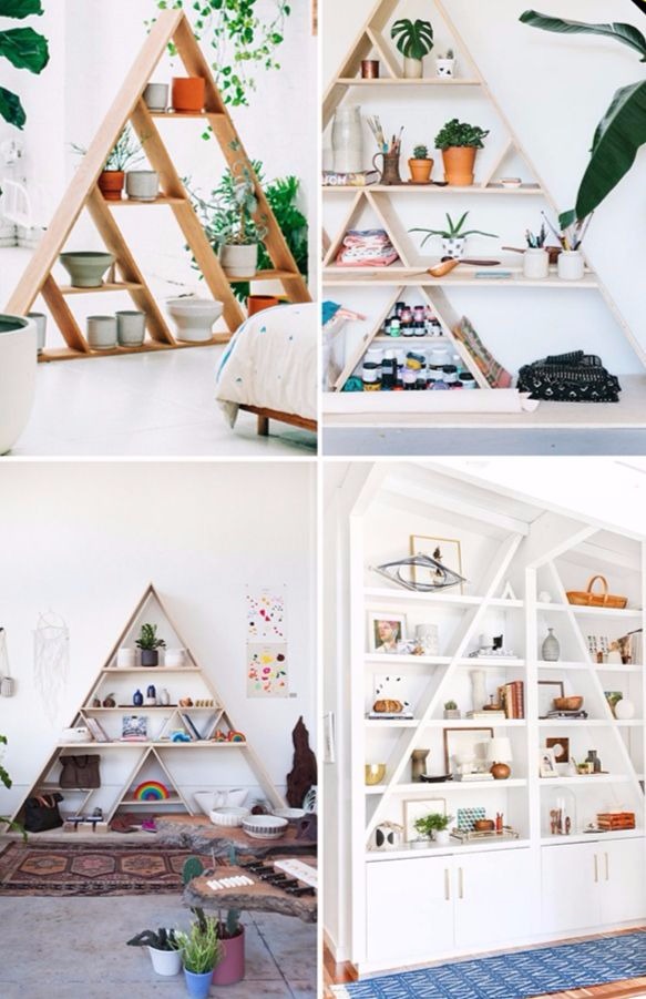 τρίγωνη βιβλιοθήκη