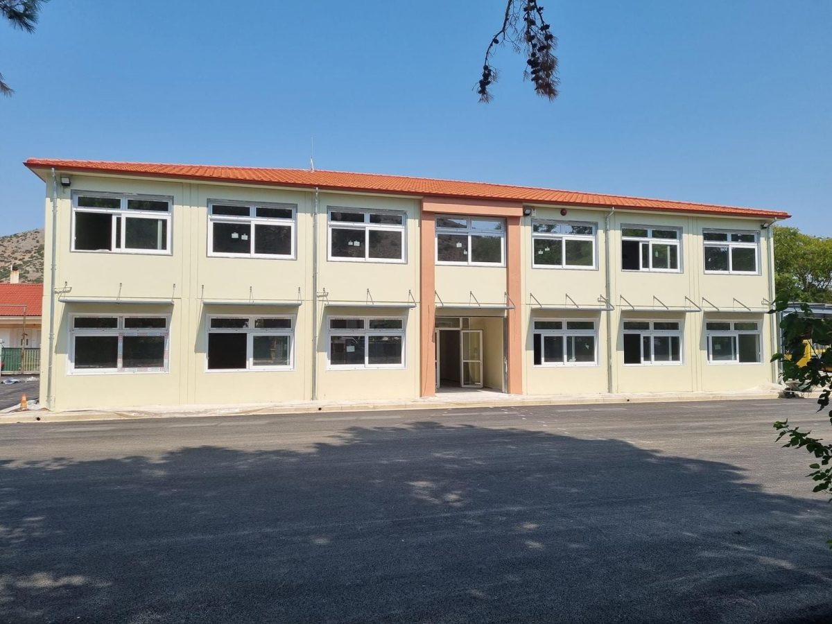 Το νέο Δημοτικό Σχολείο Δαμασίου ολοκληρώθηκε και είναι έτοιμο να υποδεχθεί τους μαθητές του