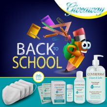 Back to school διαγωνισμός by Coverderm: Κερδίστε 3 πακέτα με αντισηπτικά χεριών και μάσκες πολλαπλών χρήσεων