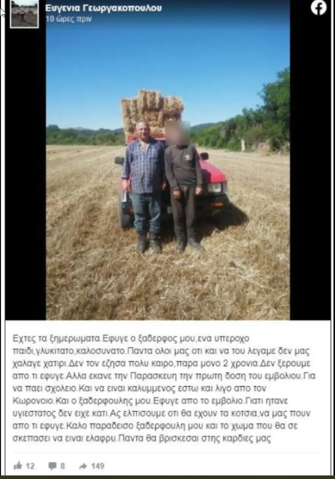 Αρκαδία: To ξέσπασμα της ξαδέλφης του 15χρονου Ηλία που βρέθηκε νεκρός στο σπίτι του