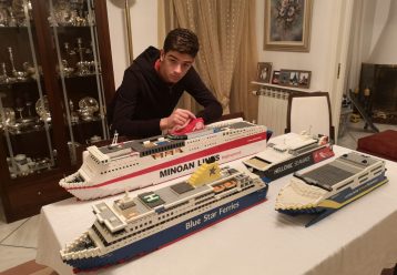 Ο 18χρονος Μενέλαος κατασκευάζει πλοία από Lego και εντυπωσιάζει - Όσα δήλωσε στο Infokids.gr