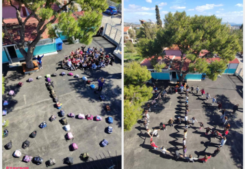 Οι Έλληνες μαθητές λένε "όχι" στον πόλεμο και στέλνουν ηχηρό μήνυμα υπέρ της ειρήνης