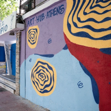 Στον Πανελλήνιο η μεγαλύτερη τοιχογραφία της Αθήνας - Αφιερωμένο στο «ευ αγωνίζεσθαι» (εικόνες)