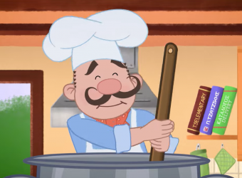 Ο μάγειρας: Ένα υπέροχο τραγούδι - animation για έναν... γκαφατζή σεφ που θα συναρπάσει τα παιδιά