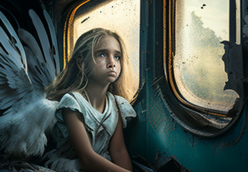 To κορίτσι - άγγελος στο διαλυμένο τρένο: Το νέο σκίτσο του Αρκά για τα Τέμπη σφίγγει καρδιές (πλήρης εικόνα)
